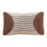 Theodore Beige, Brown and Black Pillow